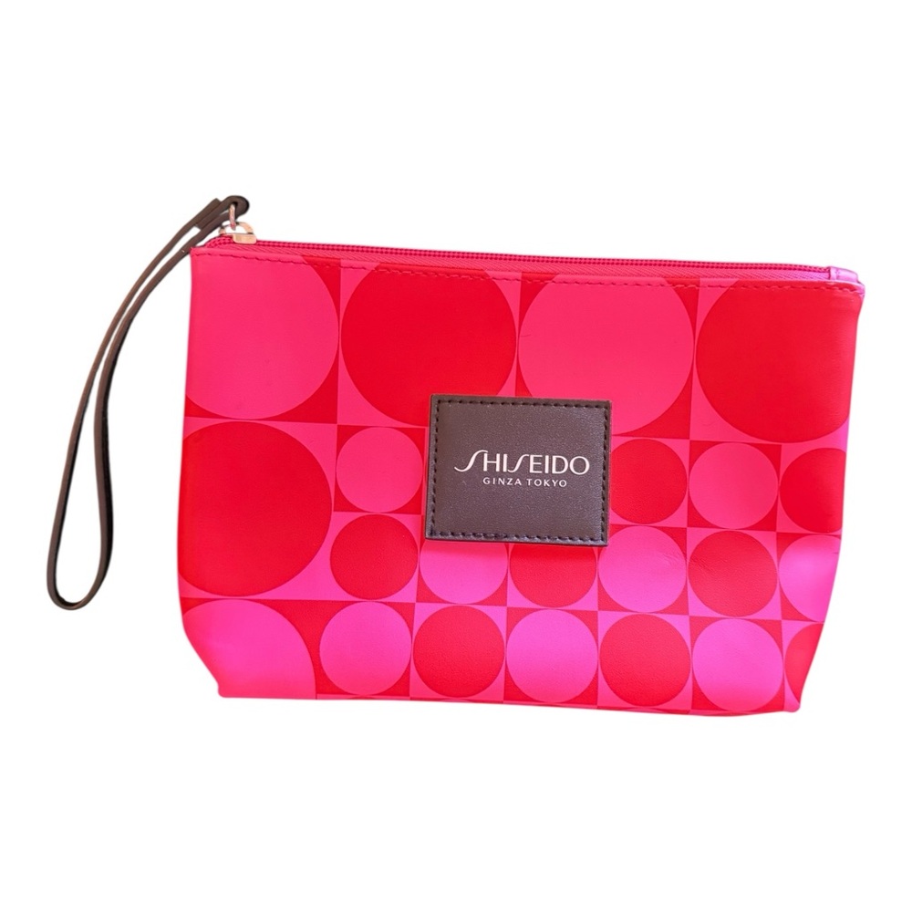 Shiseido Pink Cosmetic Bag